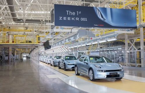 極氪首款量產車型今日在杭州工廠下線,計劃于10月23日開啟交付